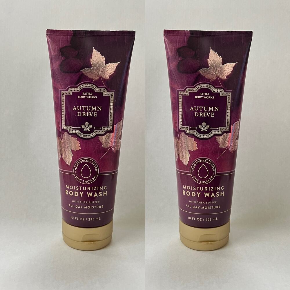 Bath & Body Works Autumn Drive Moisturizing Body Wash 10 fl oz 2 Pack